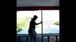 Installing a feature window for an epic view! 
