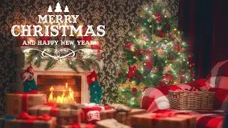 Christmas Ambience🎄🎅Beautiful Instrumental Christmas Music With Fireplace Sound🎅🎄Merry Christmas