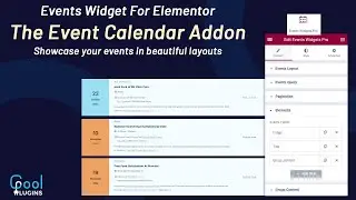 Events Widget For Elementor - The Event Calendar Addon
