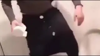 Chinese girl on toilet fail