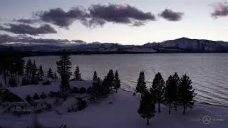 30min Aerial Winter Chillout Mix [2022] - New Hampshire & Lake Tahoe, California