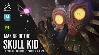 Majora's Mask - Making of the Skull Kid in Zbrush