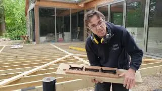 How to build a deck. Part 2,  I measure cut and fix the joists and talk about my choice of decking