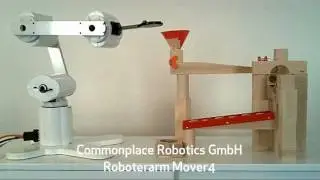 Roboterarm mit Kugelbahn - Commonplace Robotics