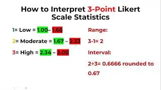 How to Interpret 3 Point Likert Scale Results