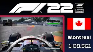 F1 22 Canada World Record & Setup (1:08.561)
