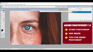 Adobe Photoshop 7.0 for Beginner's Guide - 2 | How to start photoshop | add image