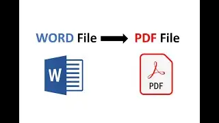 Convert WORD File to PDF File with Microsoft Print to PDF, without Third Party Software-Step by Step