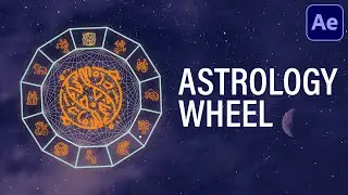 Astrology Horoscope Wheel in After Effects