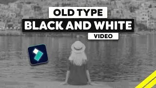 Old Black And White Video On Filmora 13