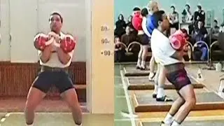 Sergey Rachinskiy - kettlebell jerk / Сергей Рачинский - толчок гирь