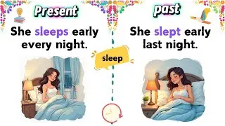 Master Simple Present & Past For Beginners | Easy English Lessons 🗣️✨