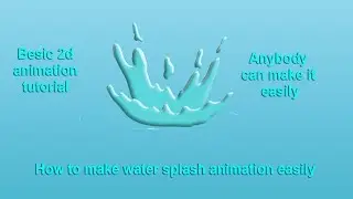 Adobe flash animation tutorial for beginner : water splash animation
