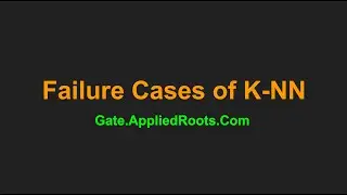 Failure Case of K Nearest Neighbours