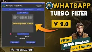 Whatsapp bulk number filter software | how to check number exist or not on whatsapp checker
