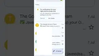 How to switch account in Gmail App #youtubeshorts #shorts