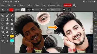 Photopea Editing Mobile📱 Skin White in photopea mobile