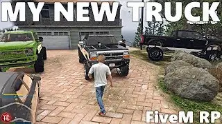 GTA FiveM RP: FREE 1st Gen Cummins!? Pulled Over by STATE TROOPERS (Civilian)