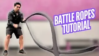 Planet Fitness Battle Ropes Tutorial (3 BEGINNER EXERCISES!)