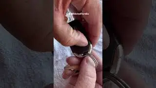 How to change a battery in a car key fob. Love, Dad