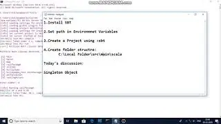 Singleton Object in scala