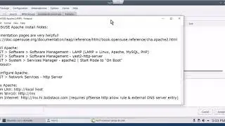 openSUSE Leap 15 - Apache Install
