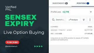 Sensex Expiry Option Buying !! Live Scalping Series With 2K Capital !! Live Hero Zero Trade