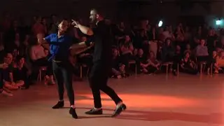 Iryna Polikovska and Uriya Rosenbaum, Open Strictly Swing 2022.  West Coast Swing