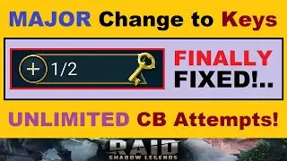 *MAJOR* Change to Clan Boss Keys!.. ~UNLIMITED~ Attempts for Maximum Score!.. (RAID: Shadow Legends)