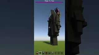 Titan TV MAN vs Titan Speakerman Infected Di Minecraft  