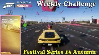 Forza Horizon 5 - Weekly Challenge Autumn Forzathon with 2014 Lamborghini Huracan LP 610-4  | Xbox