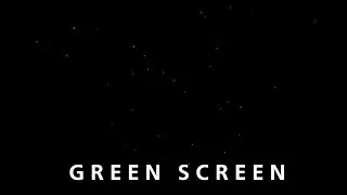 Burning Embers - Free Stock Footage - Pre Rendered - Green Screen