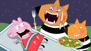 Mrs Fox... Don't Hurt Peppa | Peppa Pig Funny Animation