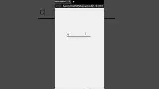 only border bottom input using HTML and CSS 💻 