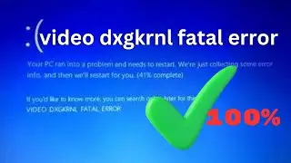 How to fix Video dxgkrnl fatal error on Windows 11/10
