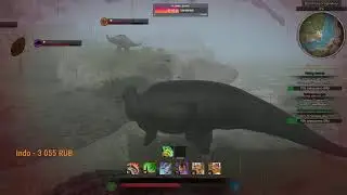 |PATH OF TITANS|  Выживание в мире динозавров. Ускоренный рост на AGE OF DINO. Стрим.