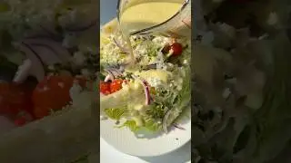 ✨ Elevate Your #WedgeSalad Recipe! 🥬 MUST TRY! 🥗 #SaladGoals #SaladShorts #SaladRecipes #Salads