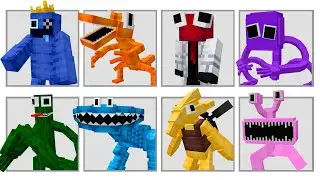 RAINBOW FRIENDS 2 ADDON: NOVOS CRIATURAS ADICIONADAS NO MINECRAFT