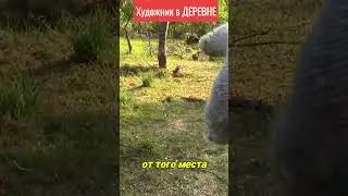 Я такую технику разработал - перекидывания называется! Художник в деревне #художниквдеревне