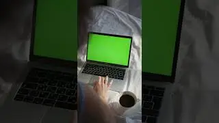 Green Screen Laptop video