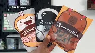 Kinetic Labs Haul! Capybara | Salmon | Moon V2 | Jeju 