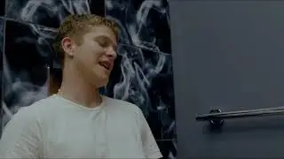 hot blonde guy have a explosive diarrhea