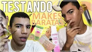 MAQUIAGEM SÓ COM PRODUTOS BARATINHOS //marcelowyury