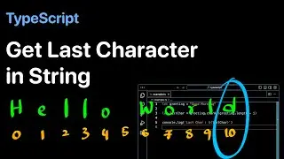 How to get Last Character in String in TypeScript - Examples | ProgramGuru.org