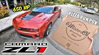 POV: You get Pizza in a LOUD 650HP Camaro ZL1…