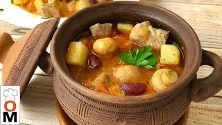 Delicious Pork Stew in Pots (English Track)