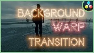 How To Make A Background Warp Transition | DaVinci Resolve 17 |