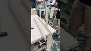 Склеиваем ножки для стола #мастерская #wood #woodworking #столярка #diy #woodwork