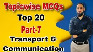 Topicwise MCQs Part-07 || Transport & Communication || All JKSSB Exams
