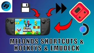 melonDS & EmuDeck (EmulationStation) Shortcuts & Hotkeys On Steam Deck - Save States On RetroArch